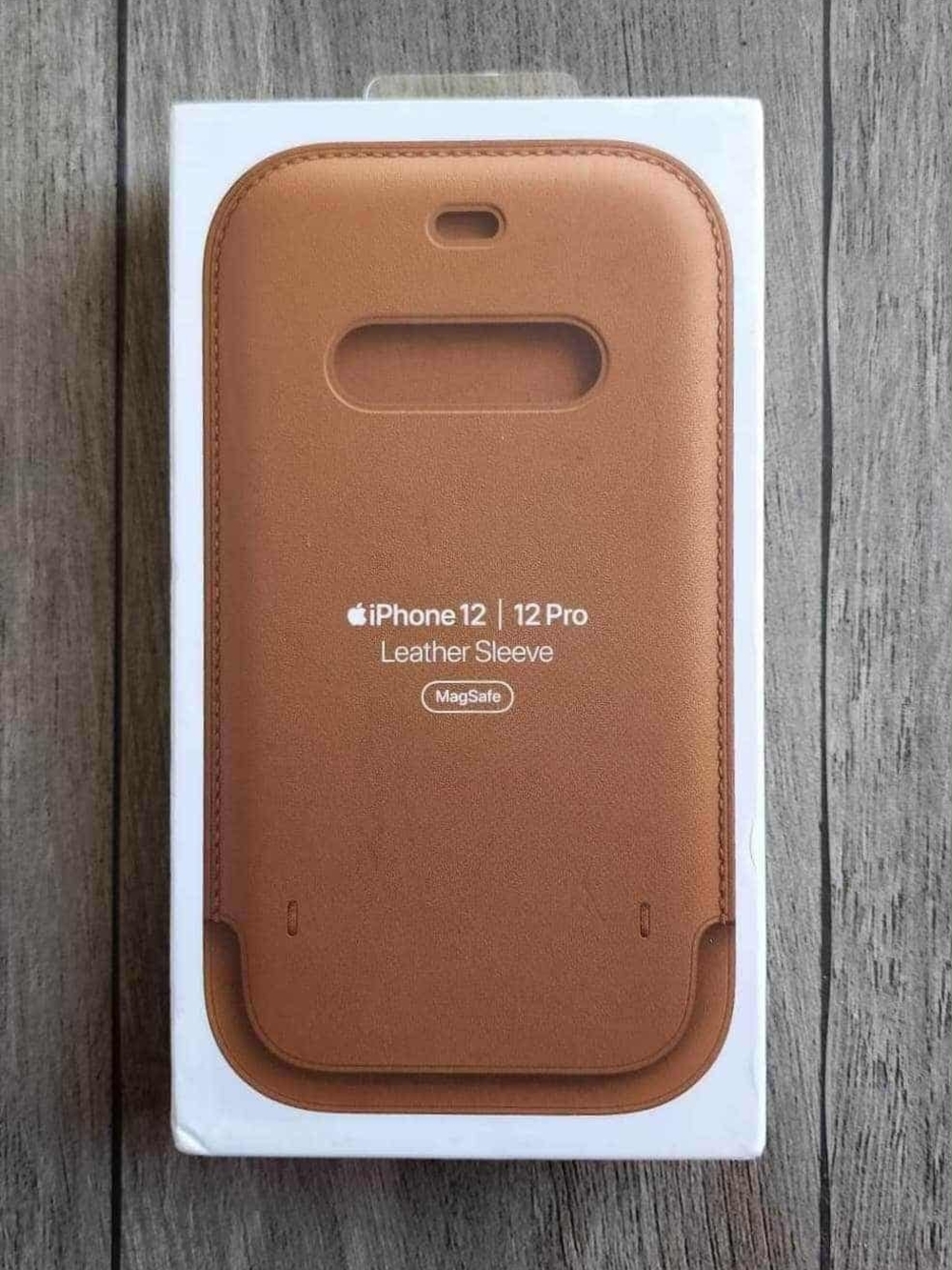 Apple iPhone 12 | 12 Pro Leather Sleeve - Saddle Brown